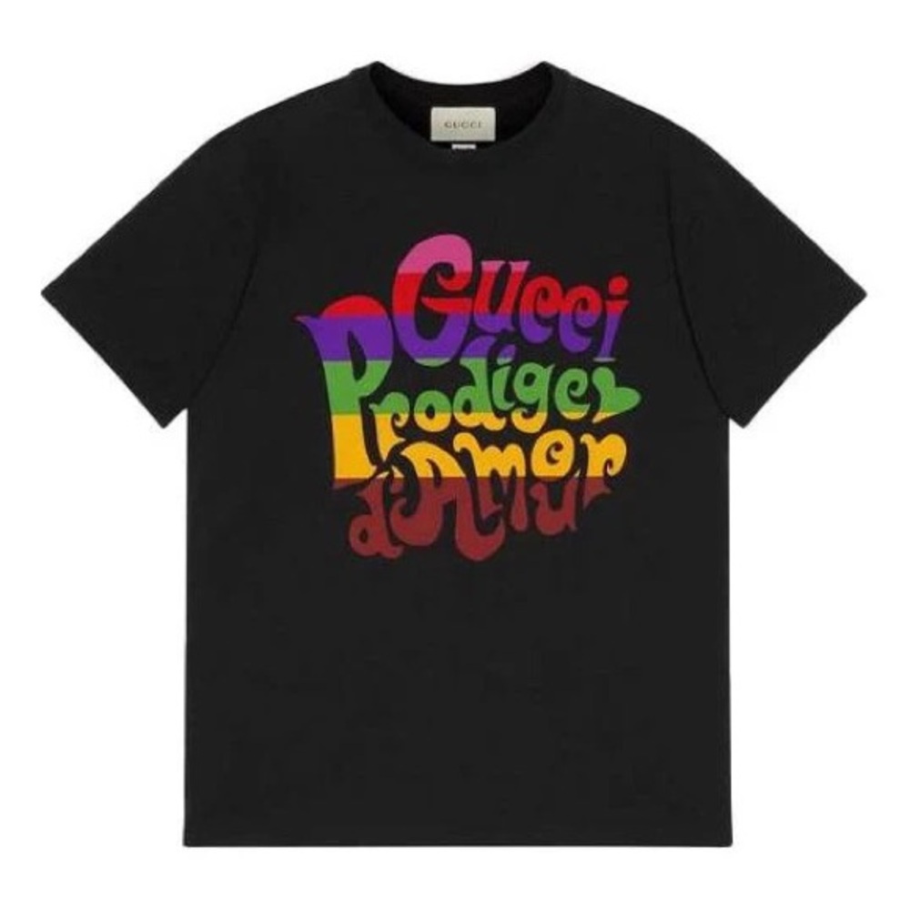 Gucci Black Graphic T-Shirt